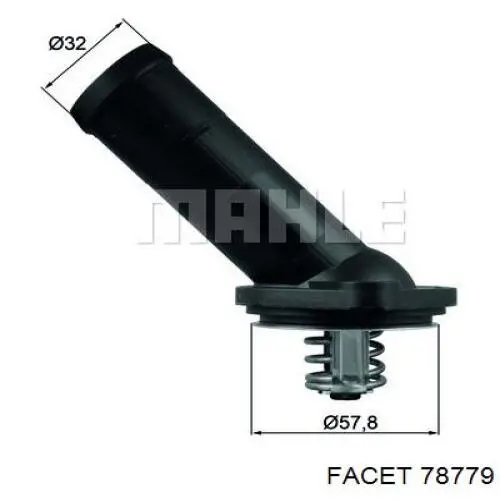 DT1149H Dayco Корпус термостата в сборе