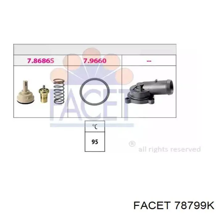 Термостат в корпусе Facet 78799K цена, от 17.80 USD