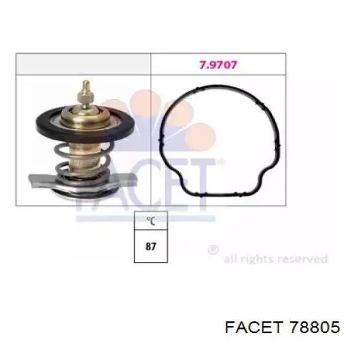 Купить 78805 Facet Автомобильный термостат