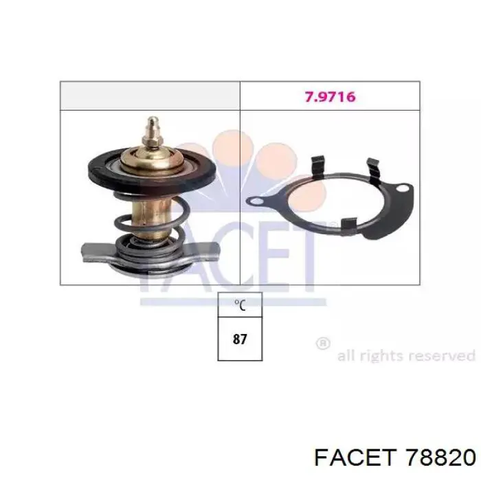 Термостат 78820 Facet