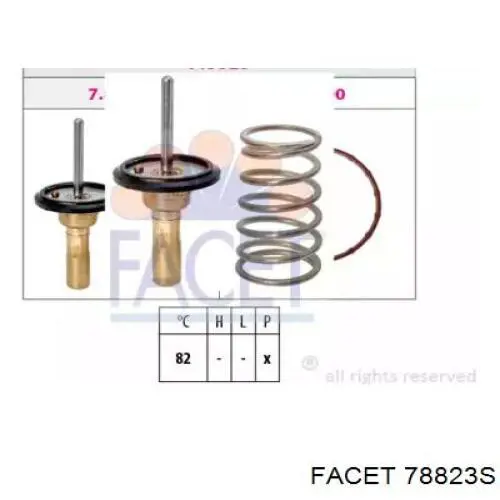 Термостат 78823S Facet