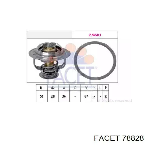 78828 Facet Авто термостат