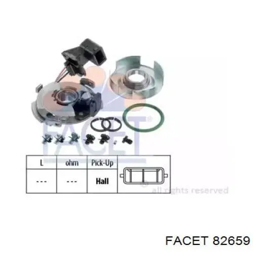 Купить 82659 Facet Датчик Холла