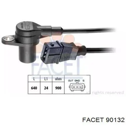 Купить 90132 Facet Датчик оборотов коленвала
