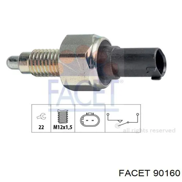 Купить 90160 Facet Датчик оборотов коленвала