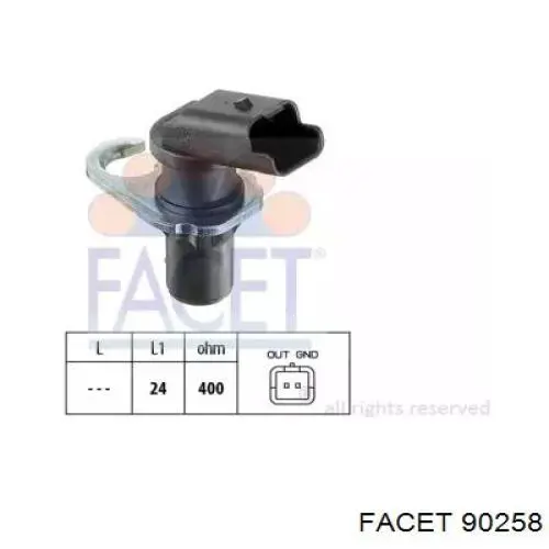 Датчик положения коленвала Facet 90258