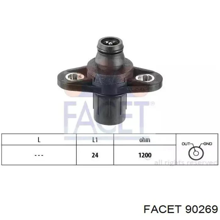 Датчик распредвала 90269 Facet