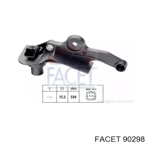 Датчик положения коленвала Facet 90298