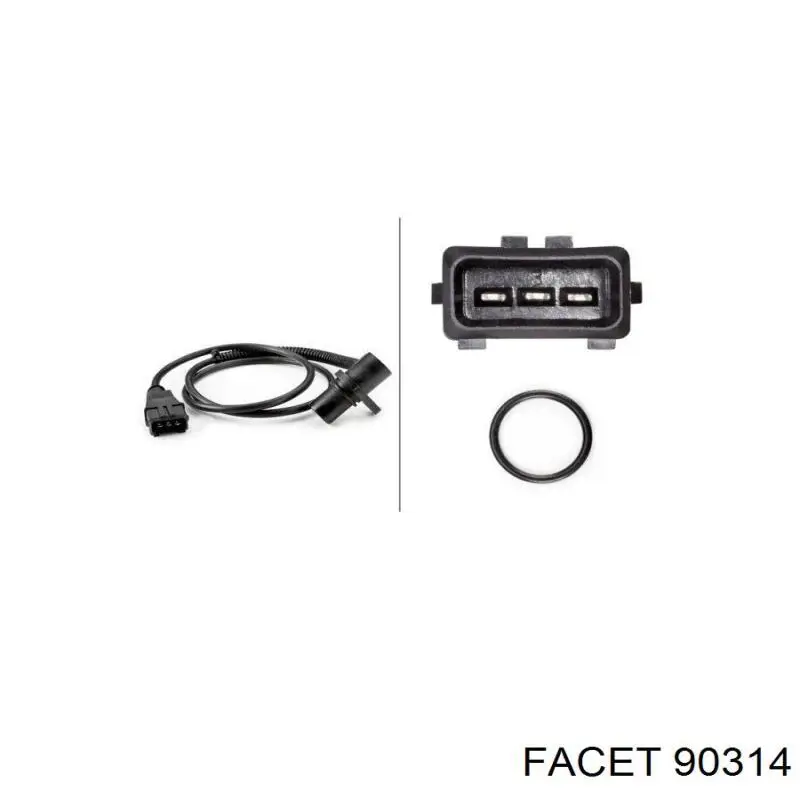 Датчик положения коленвала Facet 90314