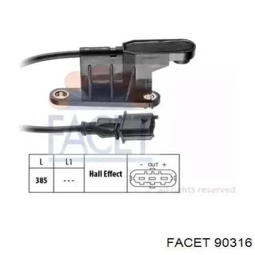 Датчик фаз Facet 90316 цена, от 30.78 USD