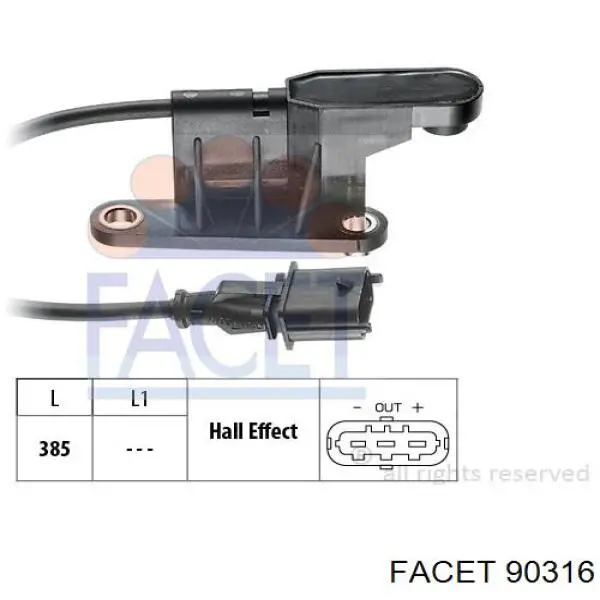 Датчик фаз Opel 6238161 цена, от 30.54 USD