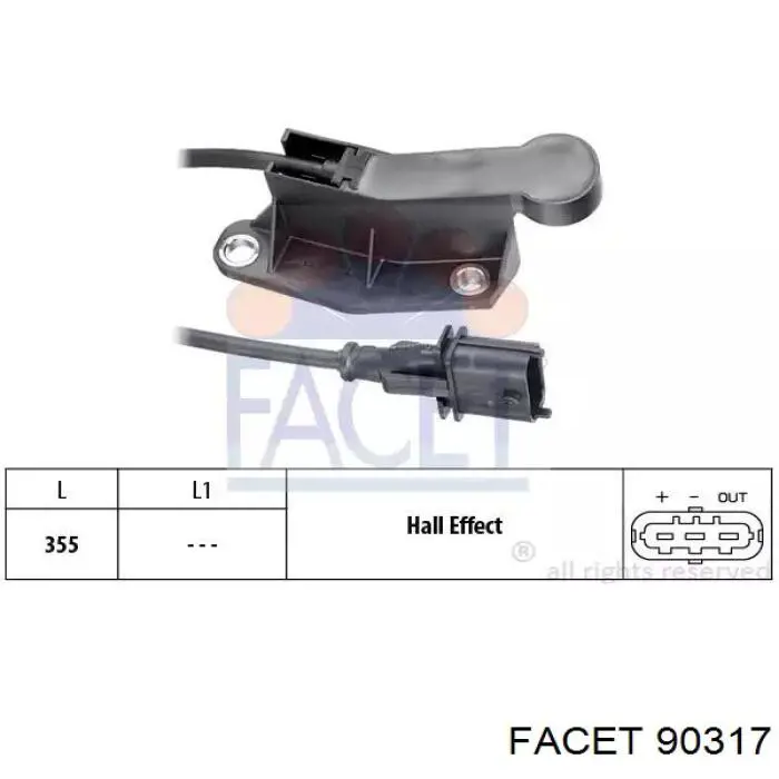 90317 Facet датчик положения распредвала