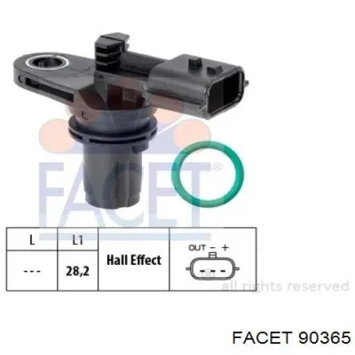 Датчик фаз Facet 90365 цена, от 16.38 USD