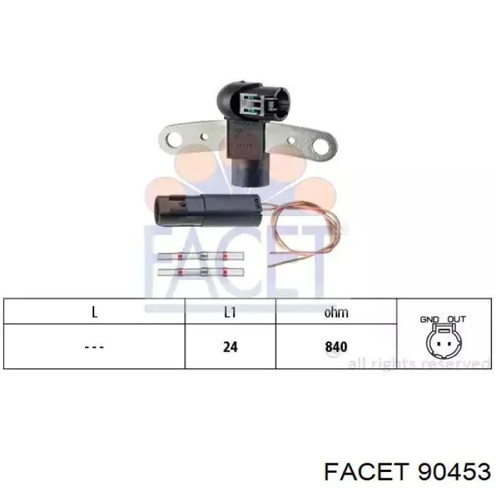 Датчик фаз Facet 90453 цена, от 18.32 USD