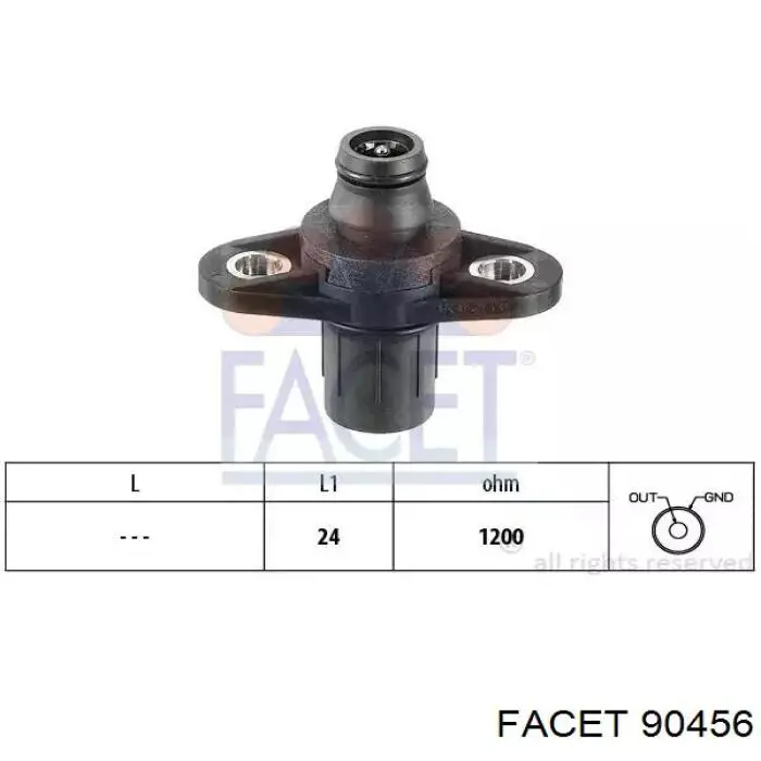 Датчик распредвала 90456 Facet