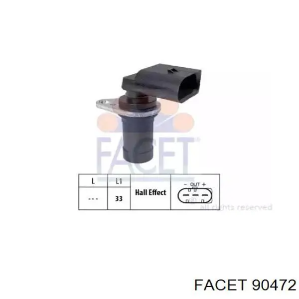 Купить 90472 Facet Датчик оборотов коленвала