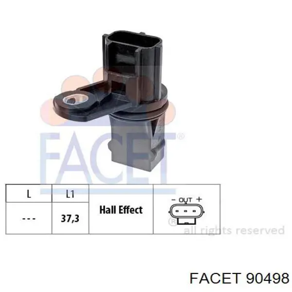 Sensor de velocidad 90498 Facet