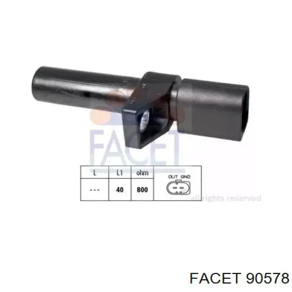 Купить 90578 Facet Датчик оборотов коленвала