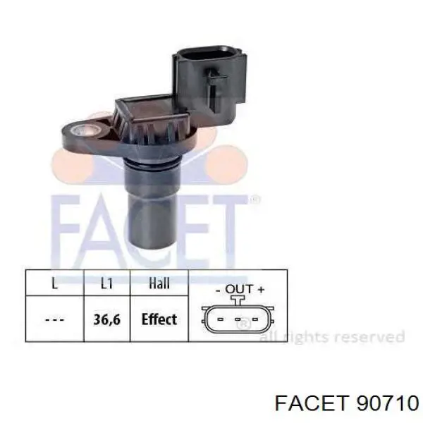 Sensor de velocidad 90710 Facet