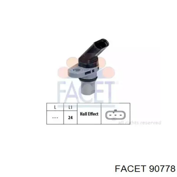 Sensor de velocidad 90778 Facet