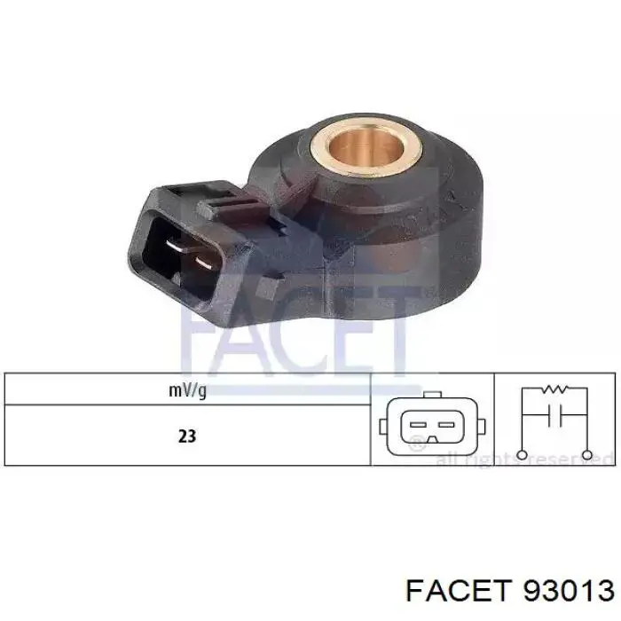 Датчик детонации 93013 Facet