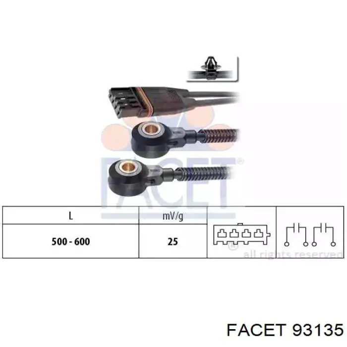 Купить 93135 Facet Датчик детонации