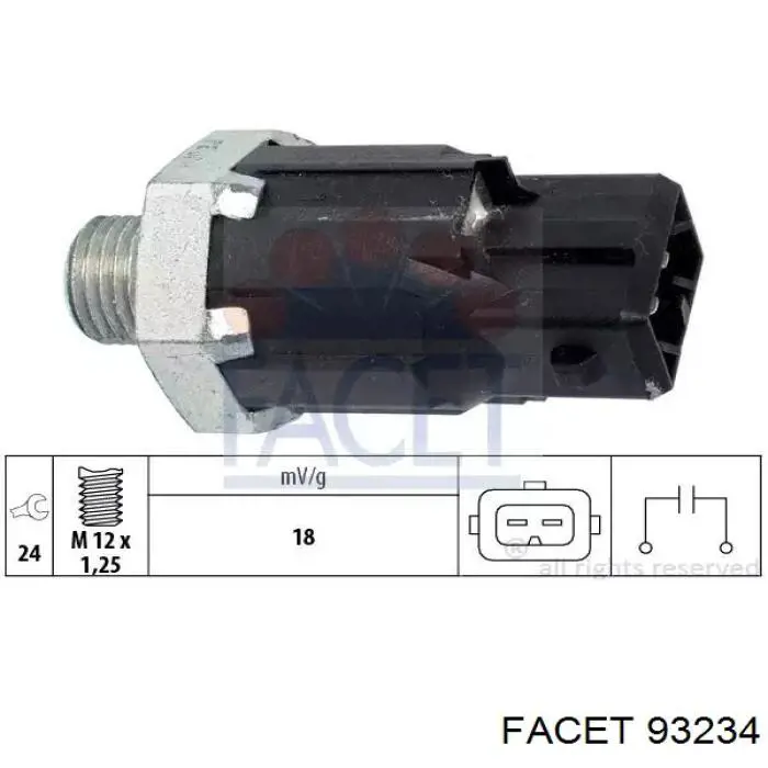 Датчик детонации 60220 FAE