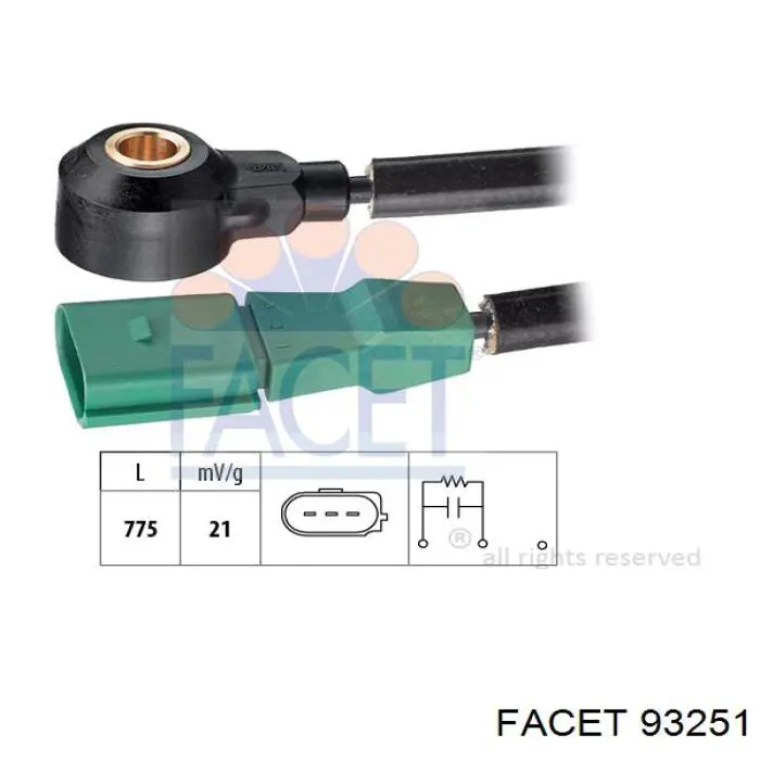 9.3251 Facet sensor de detonação