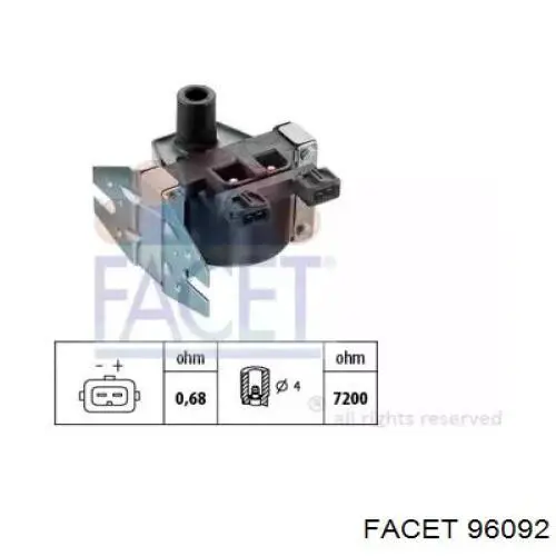 Модуль зажигания Facet 96092 цена, от 51.08 USD