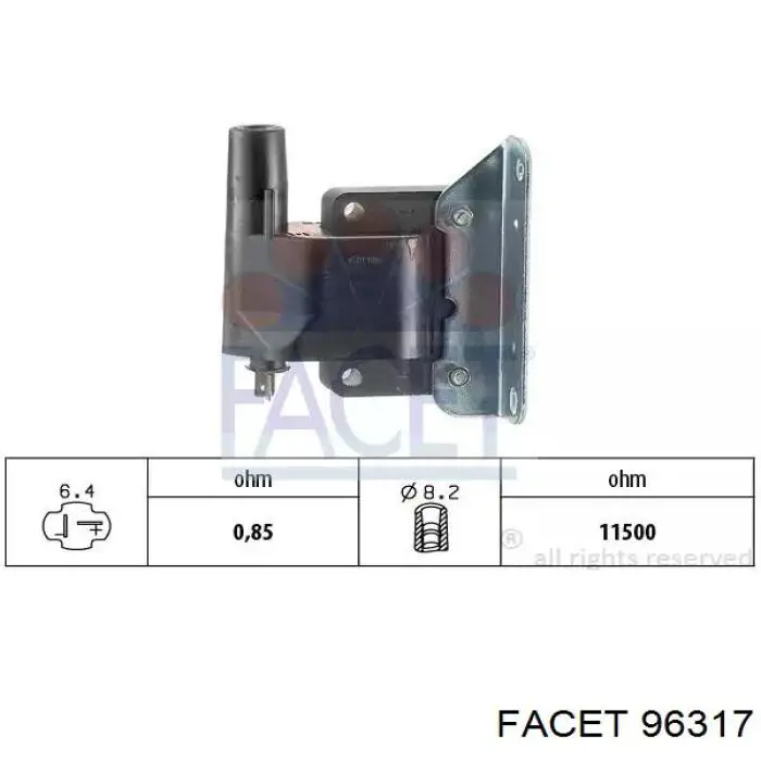 Купить 96317 Facet Катушка зажигания