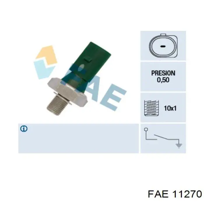 Купить 11270 FAE Датчик давления масла