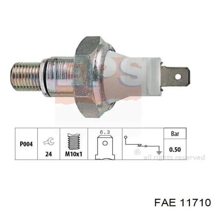 Датчик давления масла 11710 FAE