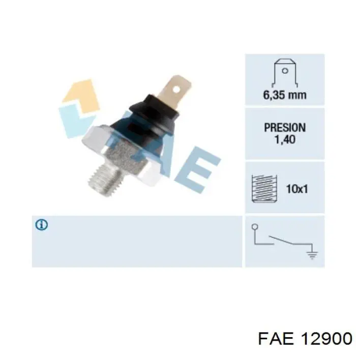 Манометры (указатель давления масла) FAE 12900 цена, от 3.52 USD