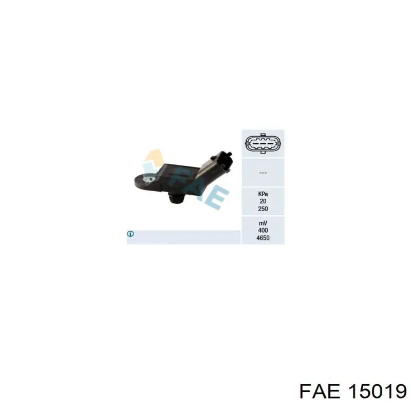 Датчик давления во впускном коллекторе, MAP FAE 15019