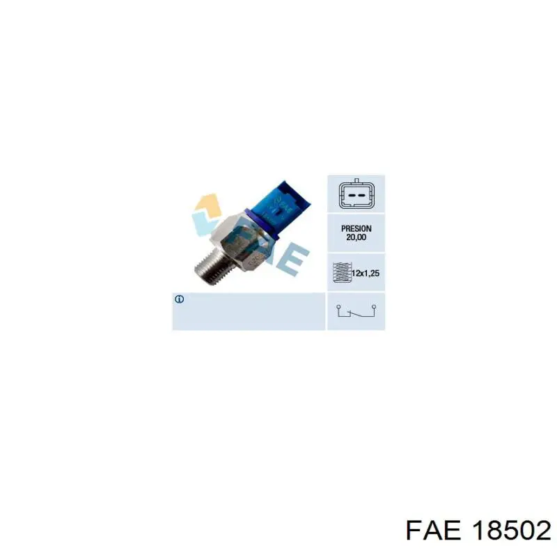 18502 FAE датчик насоса гидроусилителя