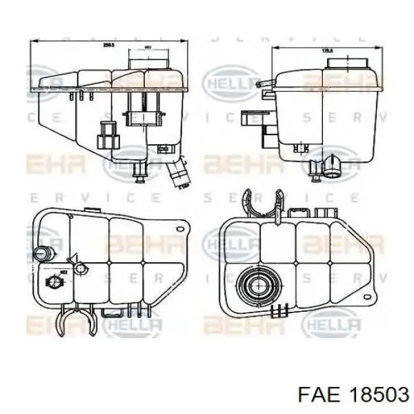 Купить 18503 FAE Датчик насоса гидроусилителя