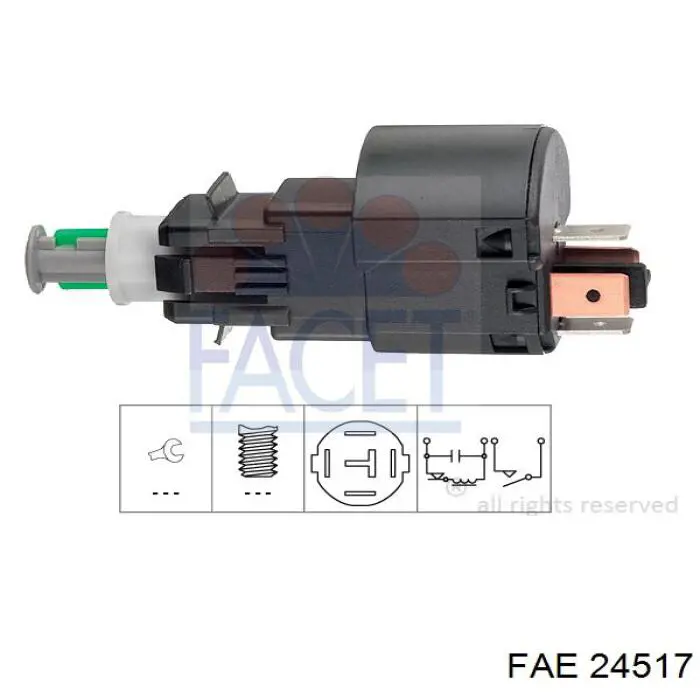 Купить 24517 FAE Лягушка стоп сигнала