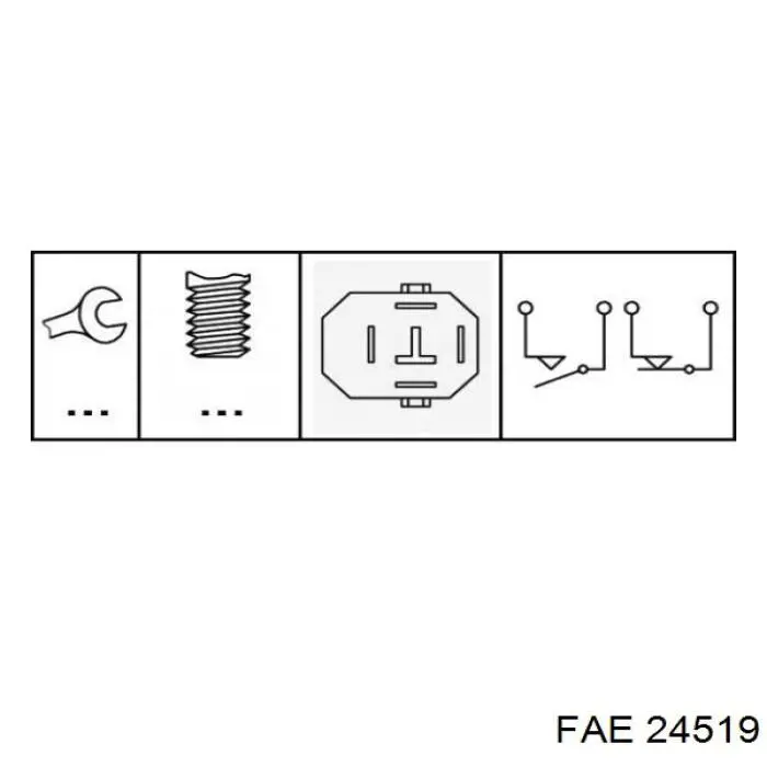 Лягушка тормоза FAE 24519