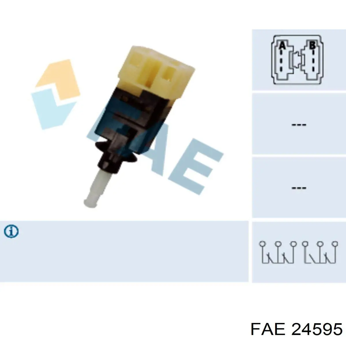 Датчик включения стопсигнала 24595 FAE