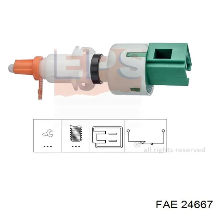 Датчик включения сцепления 24667 FAE