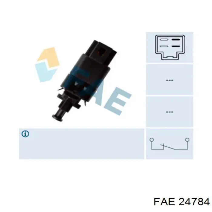 24784 FAE sensor de ativação do sinal de parada