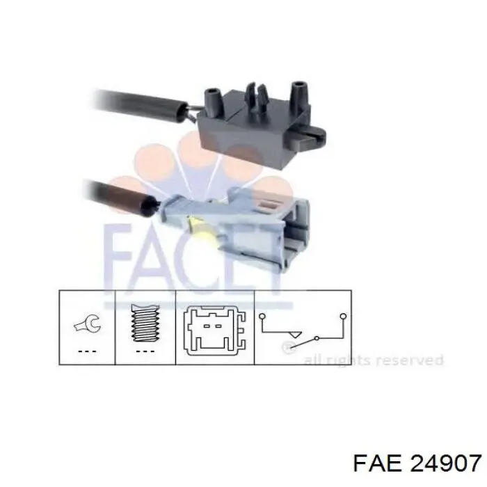 Датчик включения сцепления 24907 FAE