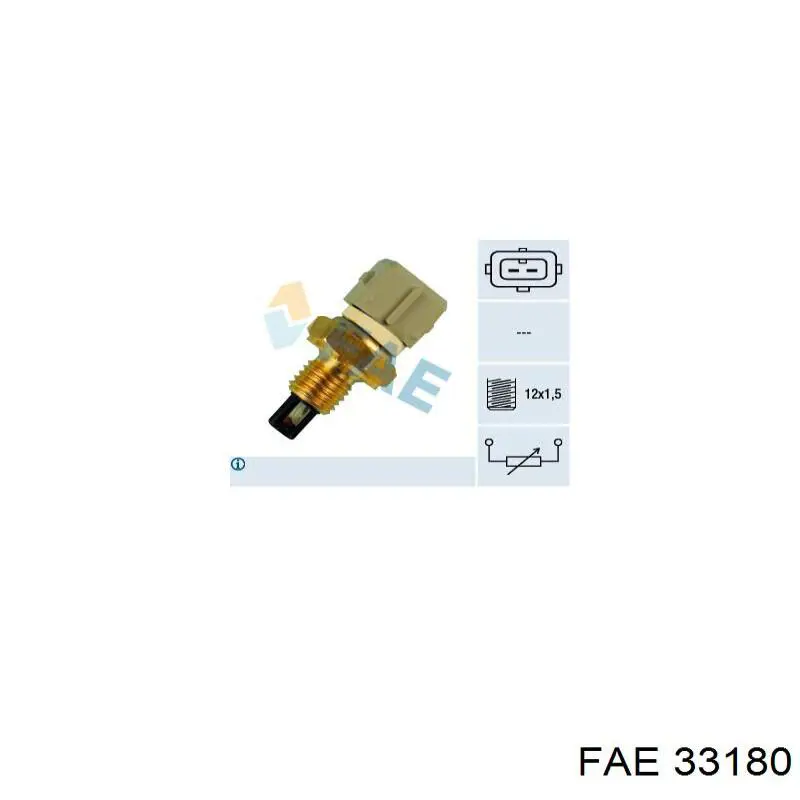 33180 FAE датчик температуры воздушной смеси