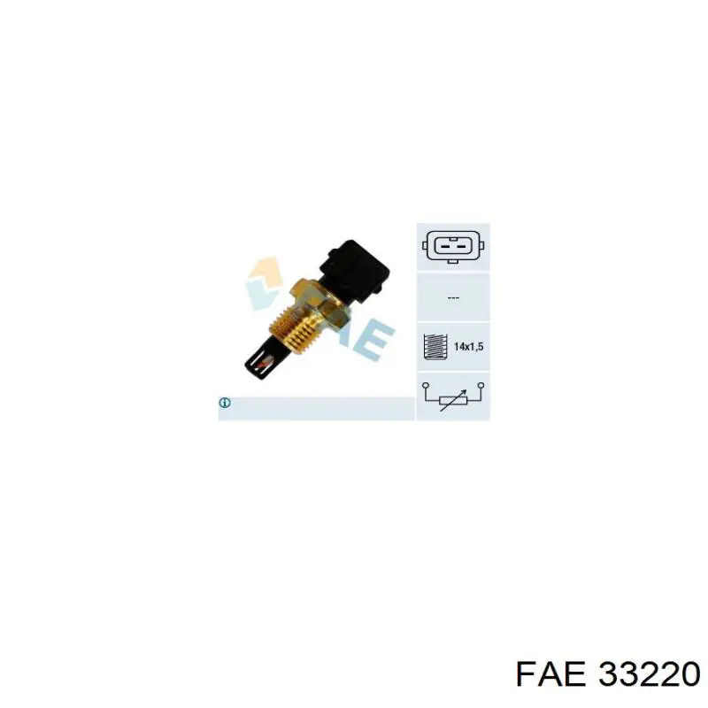 Датчик температуры воздушной смеси FAE 33220