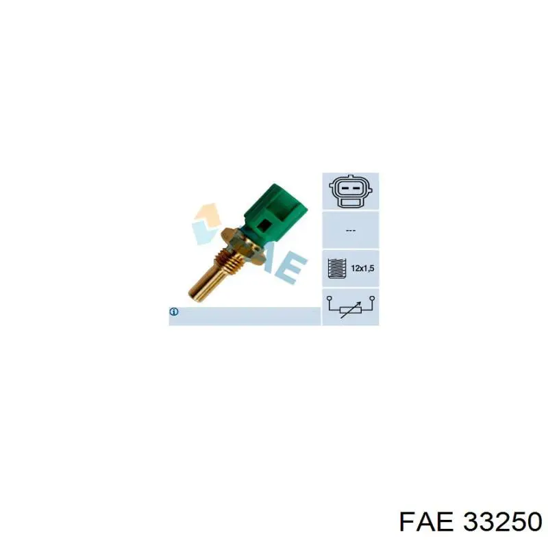 Датчик температуры охлаждающей жидкости FAE 33250