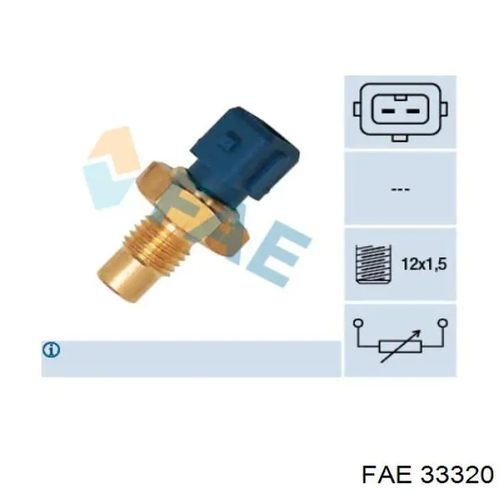 Sensor de temperatura del refrigerante 33320 FAE
