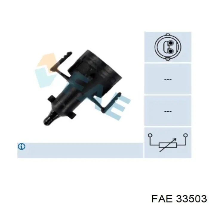 33503 FAE датчик температуры воздушной смеси