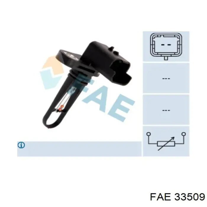 Sensor, temperatura del aire de admisión 33509 FAE