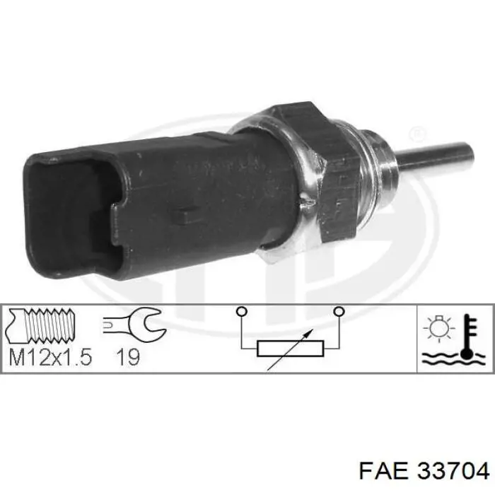 Датчик указателя температуры охлаждающей жидкости FAE 33704 цена, от 7.62 USD