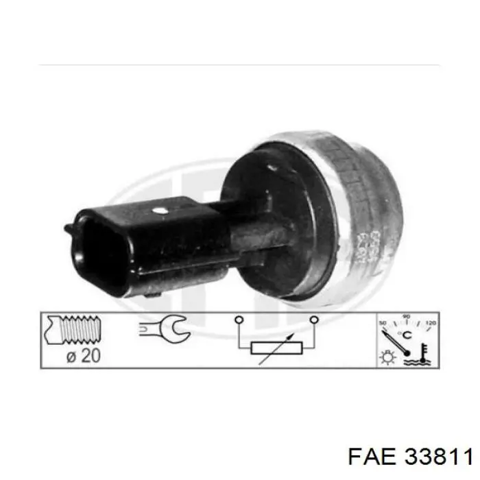 Датчик температуры жидкости FAE 33811